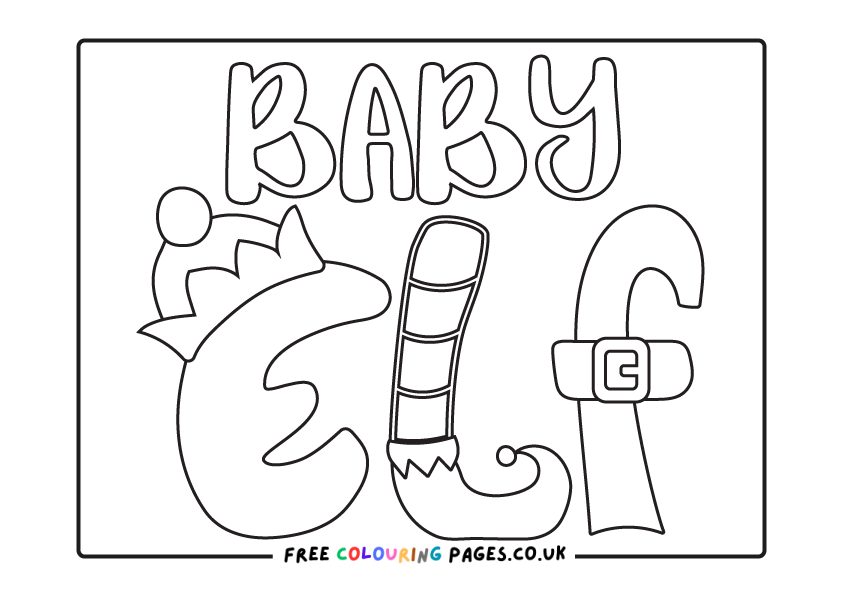 Christmas Themed Colouring Pages