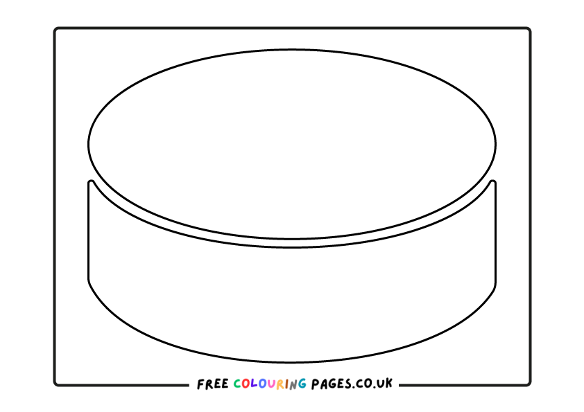 Hockey Colouring Pages