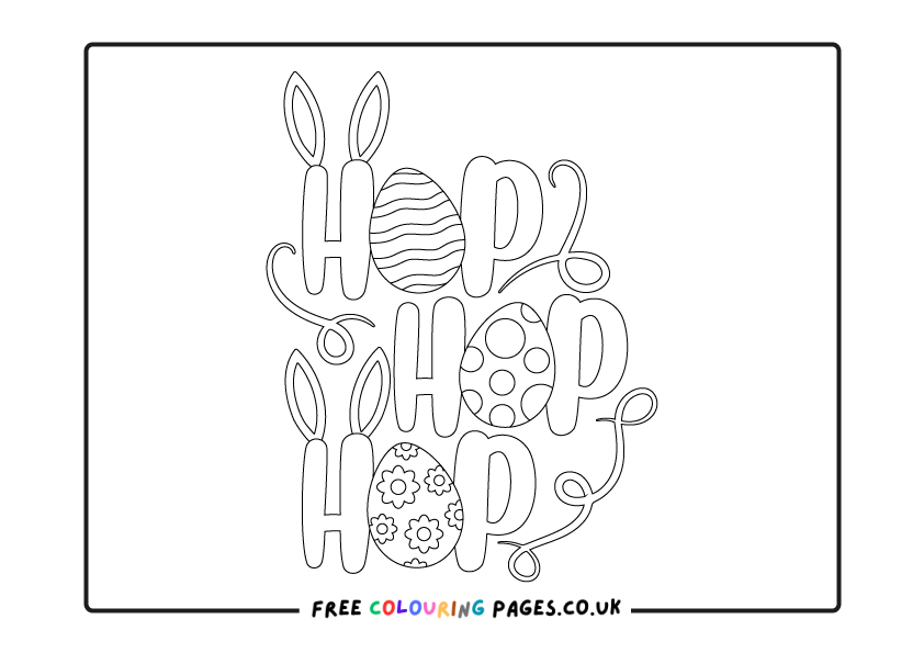 Easter Colouring Pages