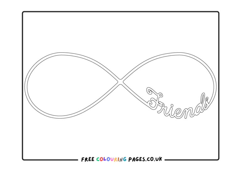 Friends Colouring Pages