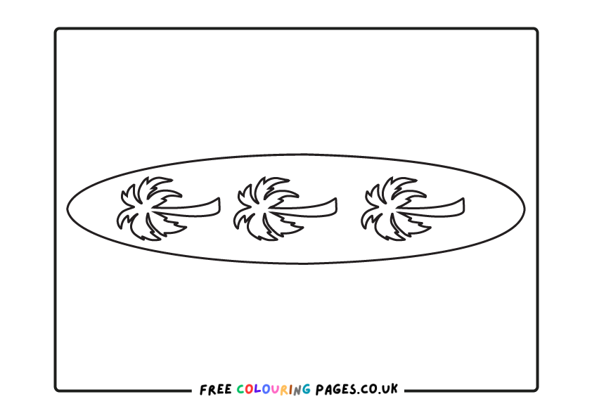 Surfboards Colouring Pages