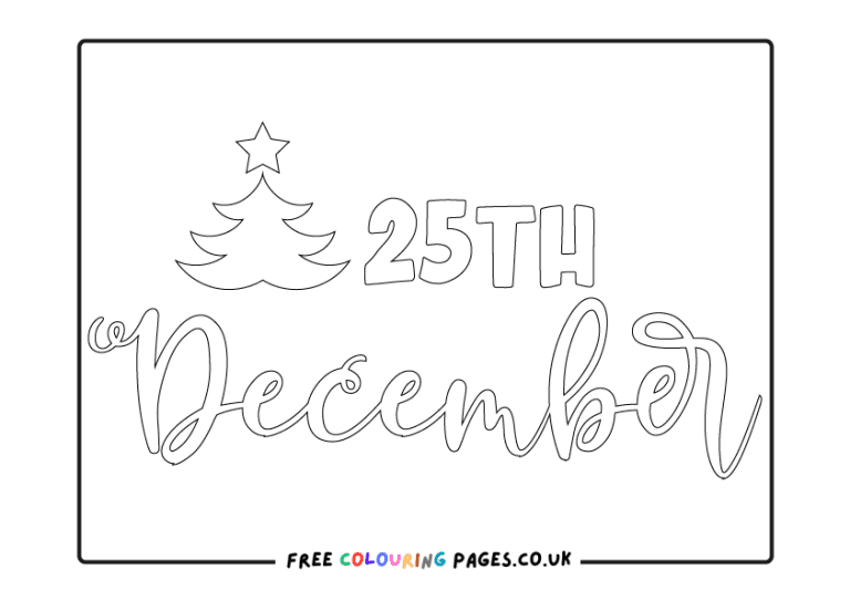 Christmas Colouring Pages Free