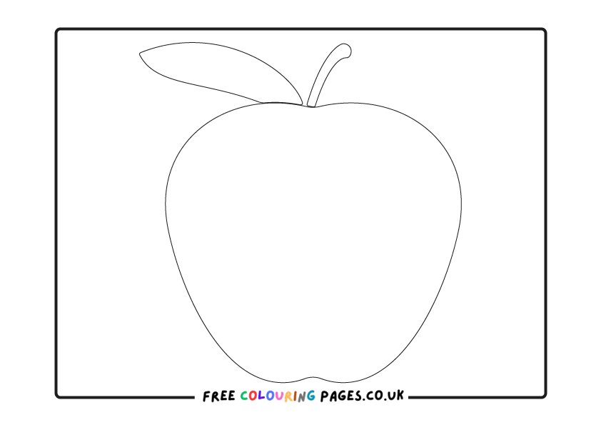 Apples Colouring Pages