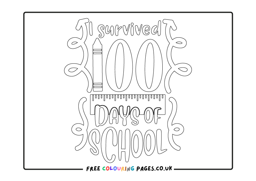 School Printable Colouring Pages Free