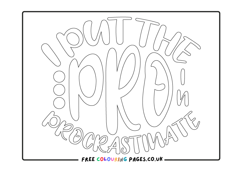 Funny Colouring Page Printables