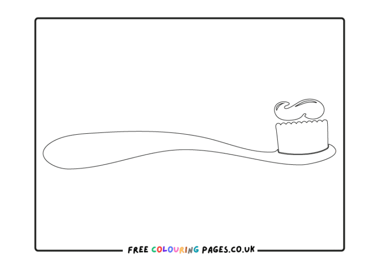 Free Dentist Colouring Pages