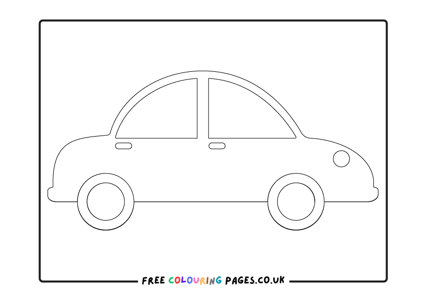 Transport Colouring Pages Free