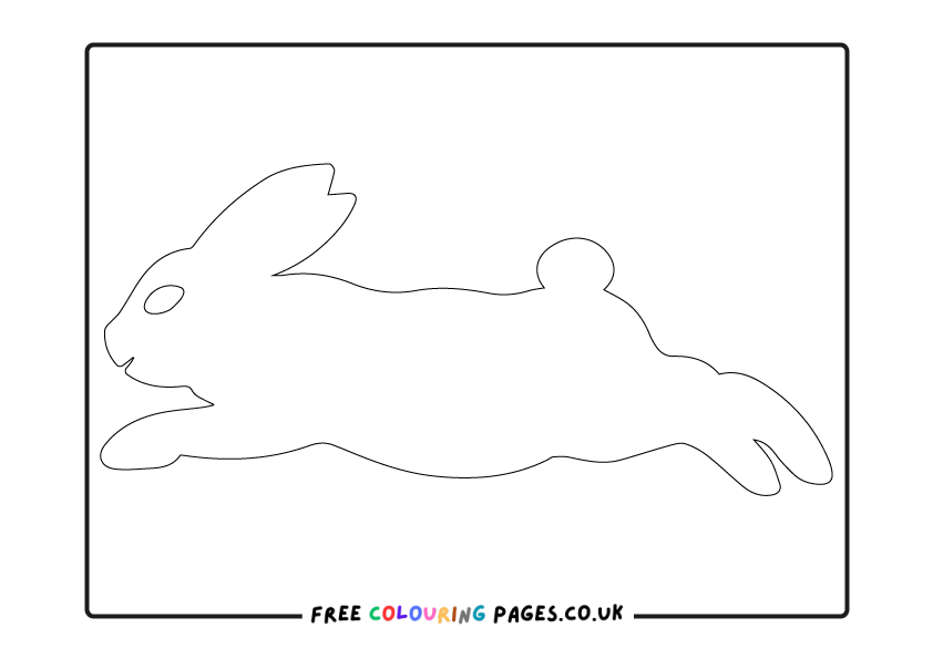 Bunny Colouring Pages Free