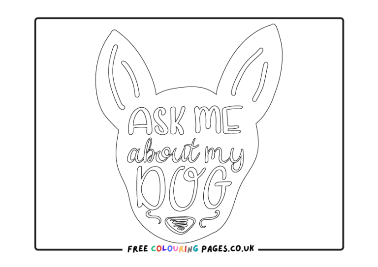 Pet Colouring Pages