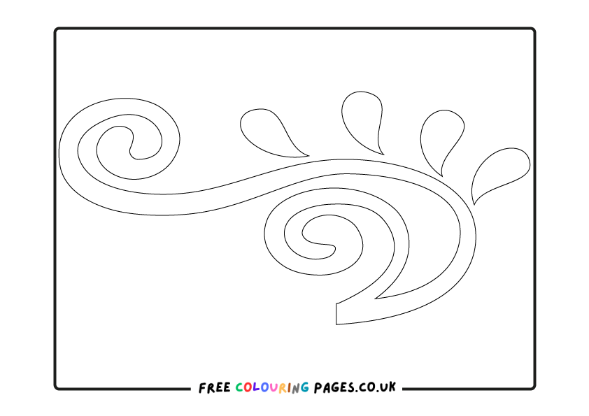Free Colouring Flourishes