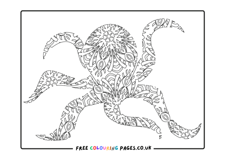 Octopus Colouring Sheets