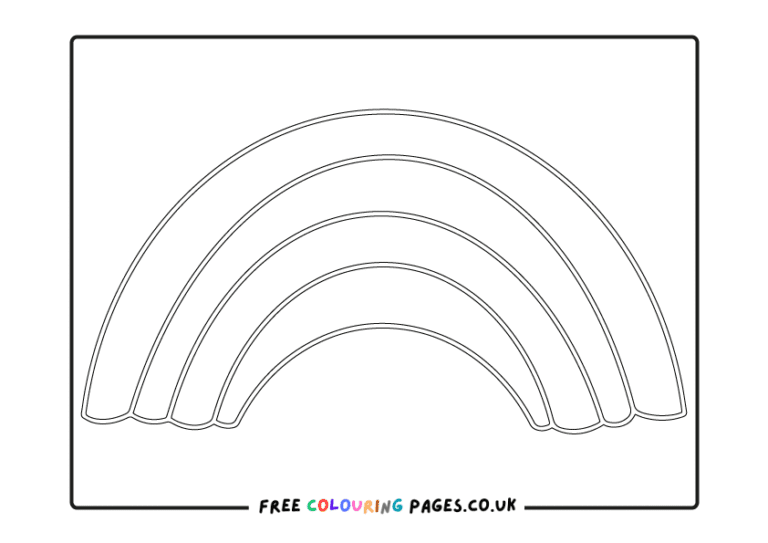 Free Rainbow Colouring Sheets